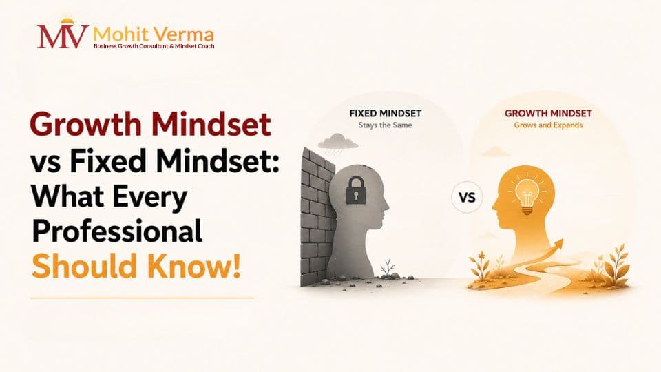 Growth Mindset vs Fixed Mindset: What Every Professional Should Know!