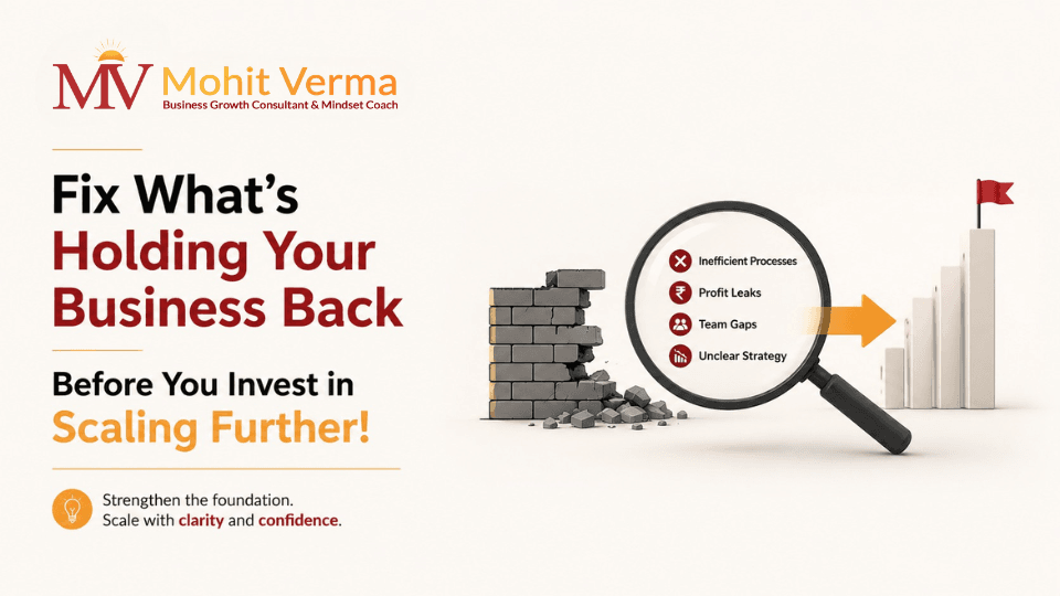 Fix What’s Holding Your Business Back Before You Invest in Scaling Further
